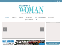 Tablet Screenshot of lakenormanwoman.com